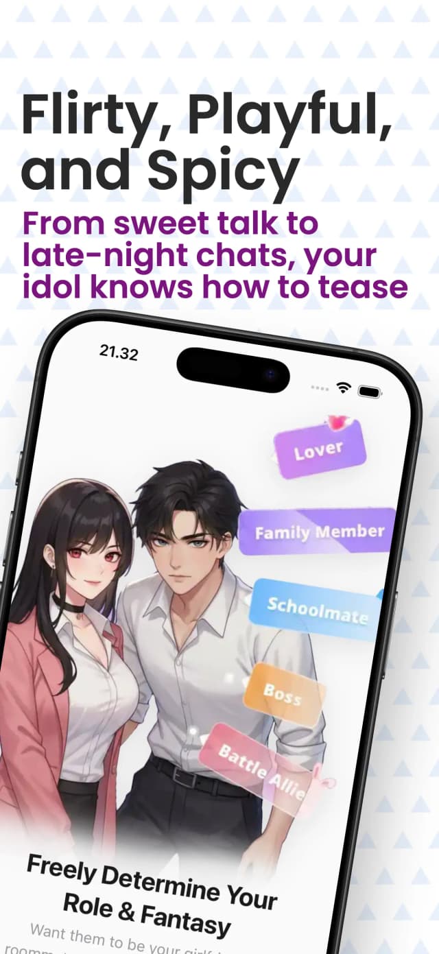 Idolchat App Screenshot 2